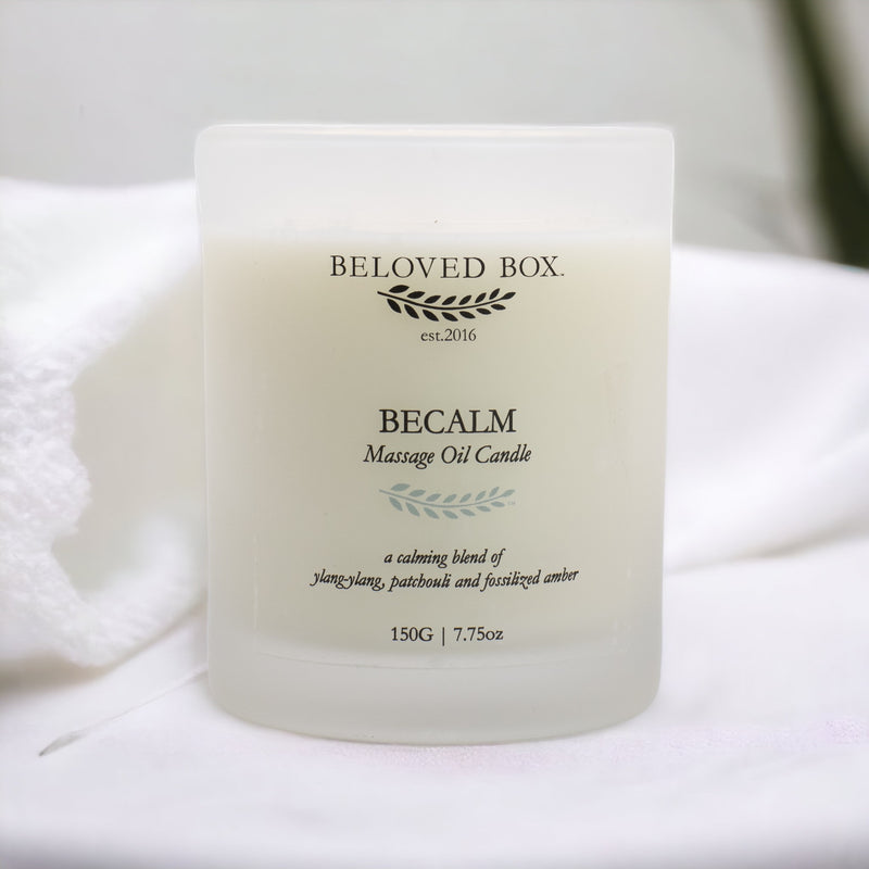 BeCalm Massage Oil Candle