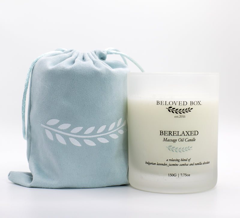 BeRelaxed Massage Oil Candle