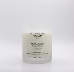BeRelaxed Massage Oil Candle