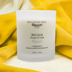 BeCalm Massage Oil Candle