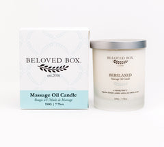 BeRelaxed Massage Oil Candle